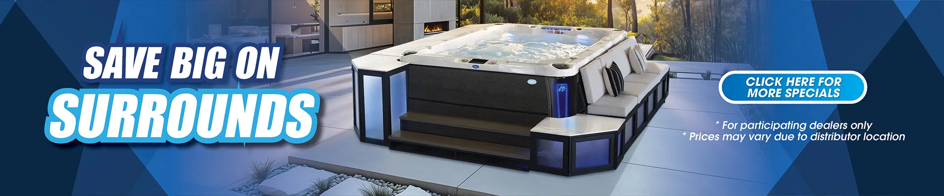 Calspas hot tub being used in a family setting - Depew